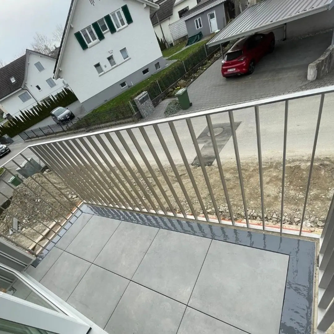 pose de dalles etanches sur un balcon