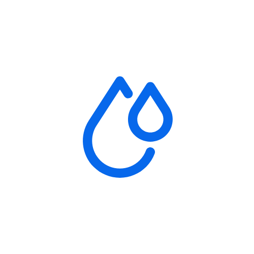 icône représentant une goutte d'eau d'etancheite